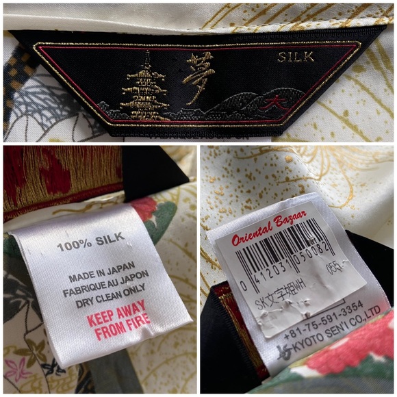 🎎 Kyoto Sen'i, The Tale of Genji Silk Kimono - Picture 15 of 16